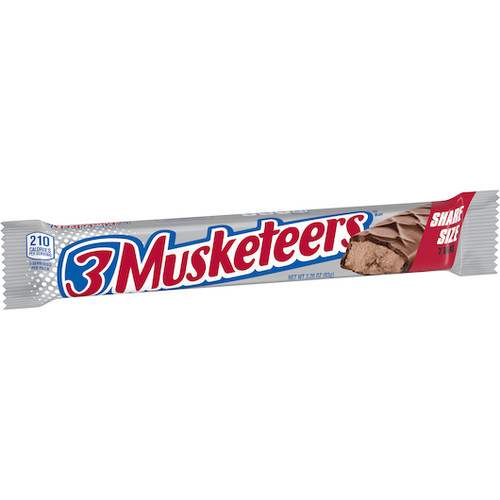 3 Musketeers Multi Piece King Size Chocolate Candy Bar, 3.28 Ounces, 144 Per Case